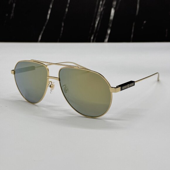 NEW GG1311S 002 AVIATOR UNISEX GOLD SUNGLASSES GUCCI - Picture 5 of 11